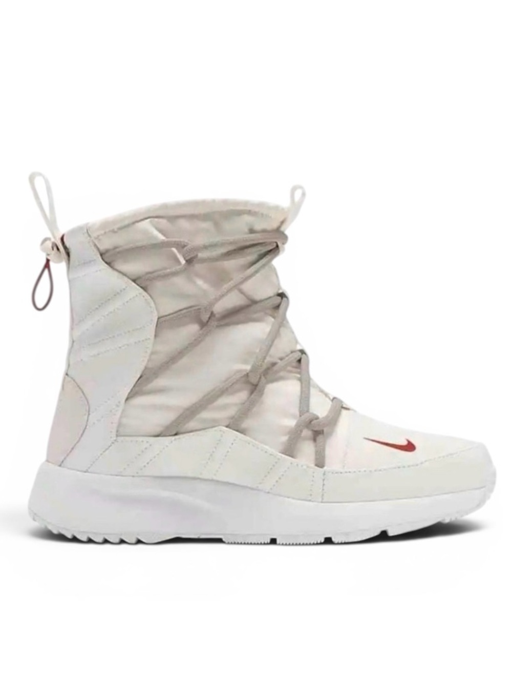 Nike Tanjun High Rise Sneakers in Phantom/Desert Sand/Gym Red Women's Size 8.5